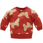 Bluza Dziecięca Czerwona W Motyle Imagine
