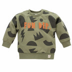 Bluza Oliwkowa W Graficzne Wzory Olivier