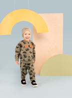 Bluza Oliwkowa W Graficzne Wzory Olivier
