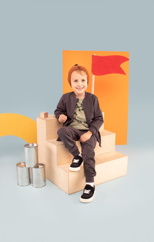 Bluza Rozpinana Bomberka Grafitowa Olivier