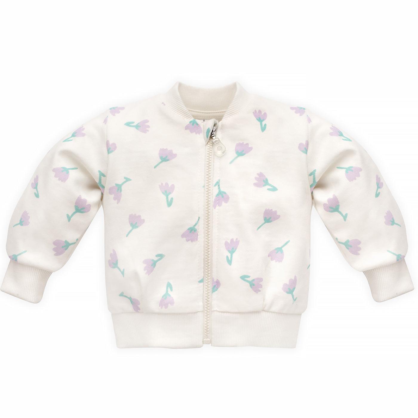 Bluza Rozpinana Écru W Tulipany Lilian 62-122
