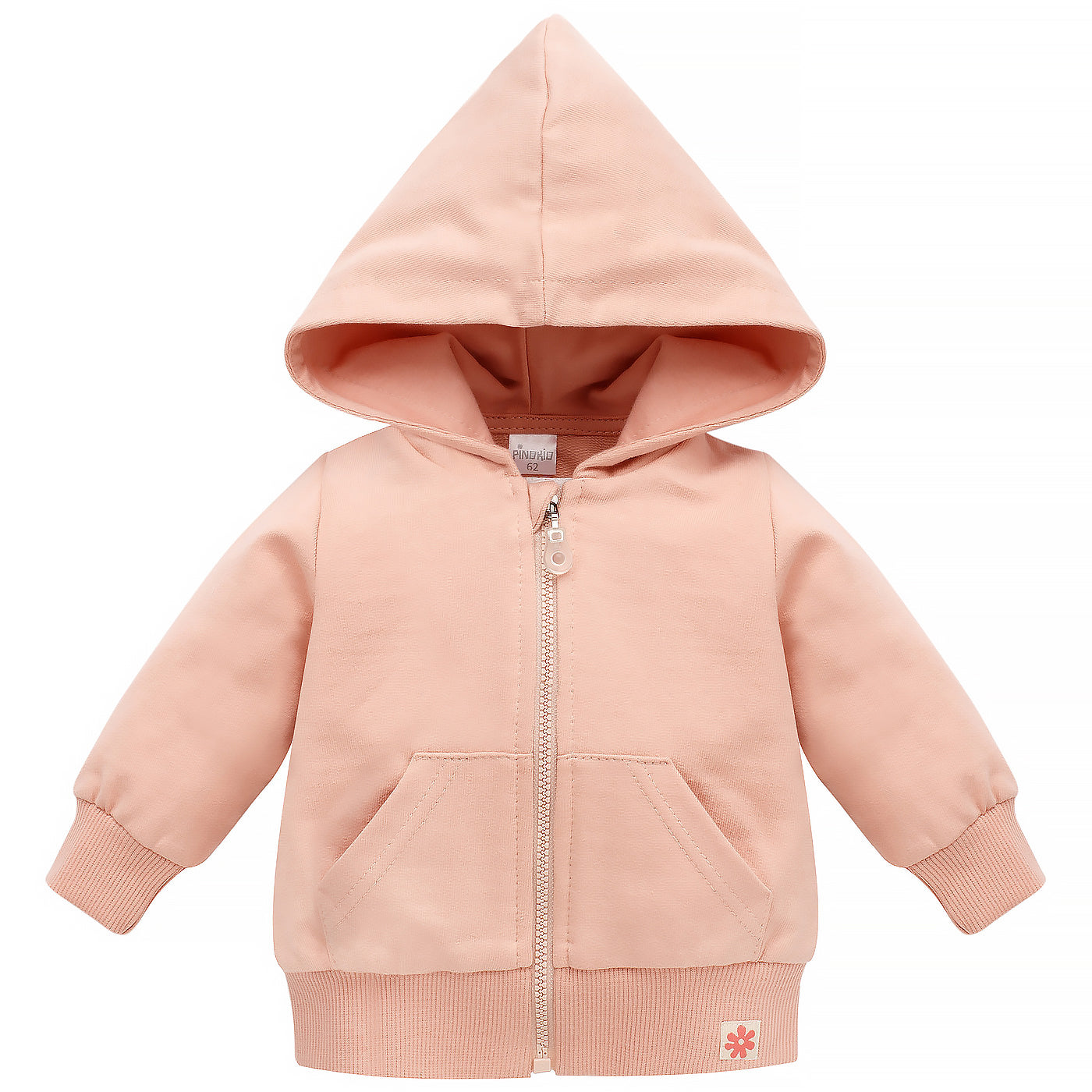 Bluza Rozpinana Z Kapturem Różowa Summer Garden