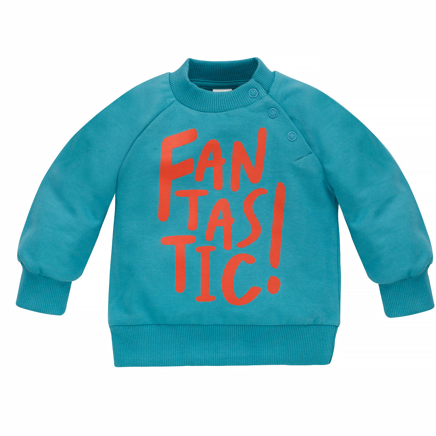 Bluza Turkusowa Z Nadrukiem Orange Flip 68 Do 122