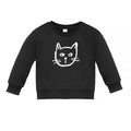 Bluza czarny TRES BIEN z kotem