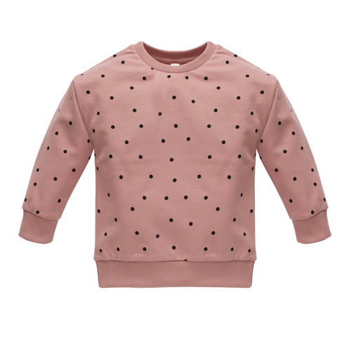 Bluza różowa w groszki Tres Bien