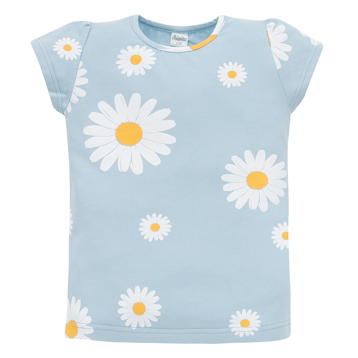 Bluzka niebieska w stokrotki DAISY