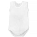 Body Dziecięce Na Ramiączkach Białe W Prążek Lovely Day White