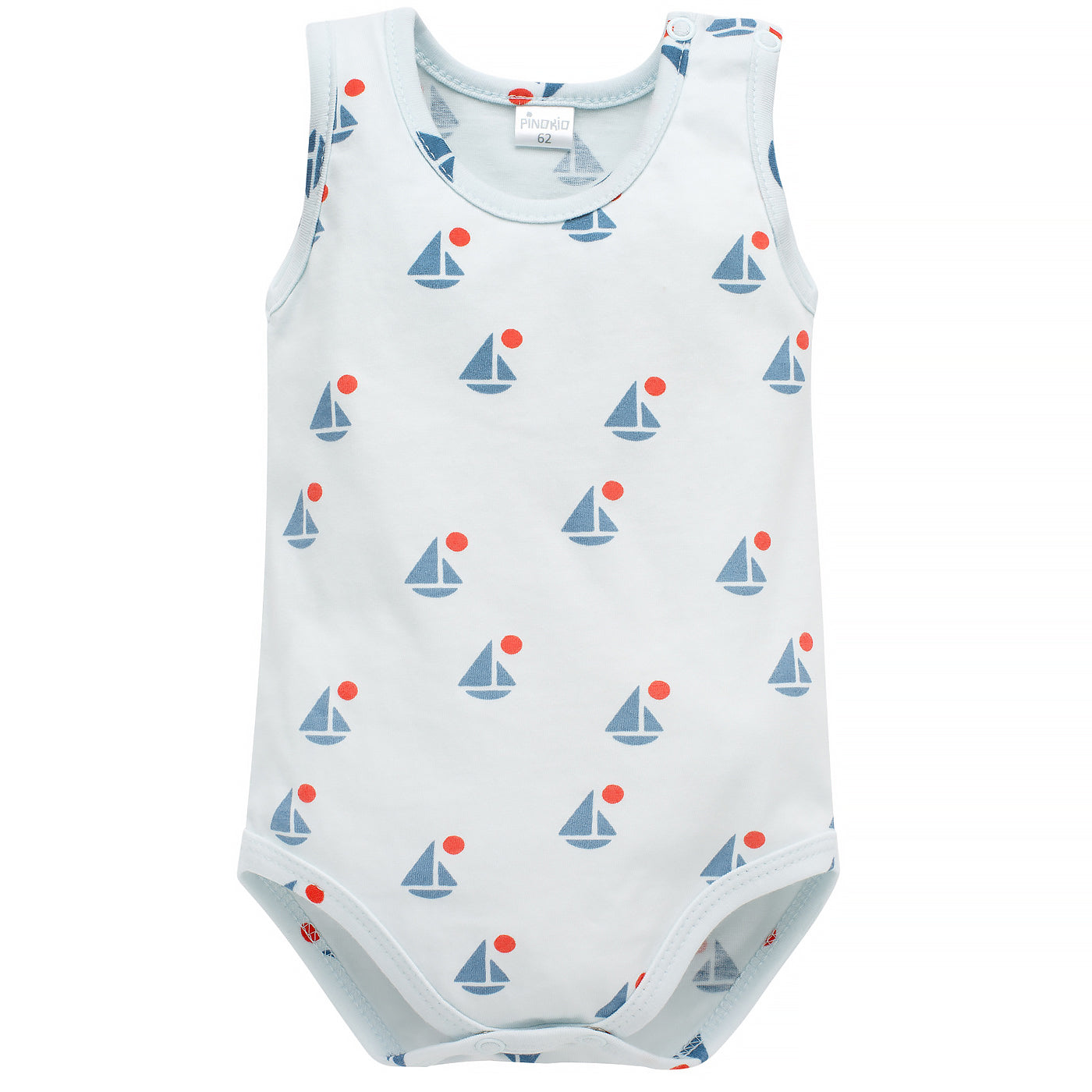 Body Na Ramiączkach Niebieskie W Łódki Sailor