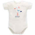 Body Z Krótkim Rękawem Écru Sailor