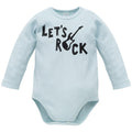 Body niemowlęce niebieskie LETS ROCK