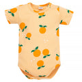 Body przez głowę z krótkim rękawem żółte w pomarańcze FRUIT&SUN