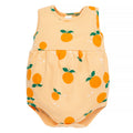 Body dziewczęce na ramionkach żółte w pomarańcze FRUIT&SUN
