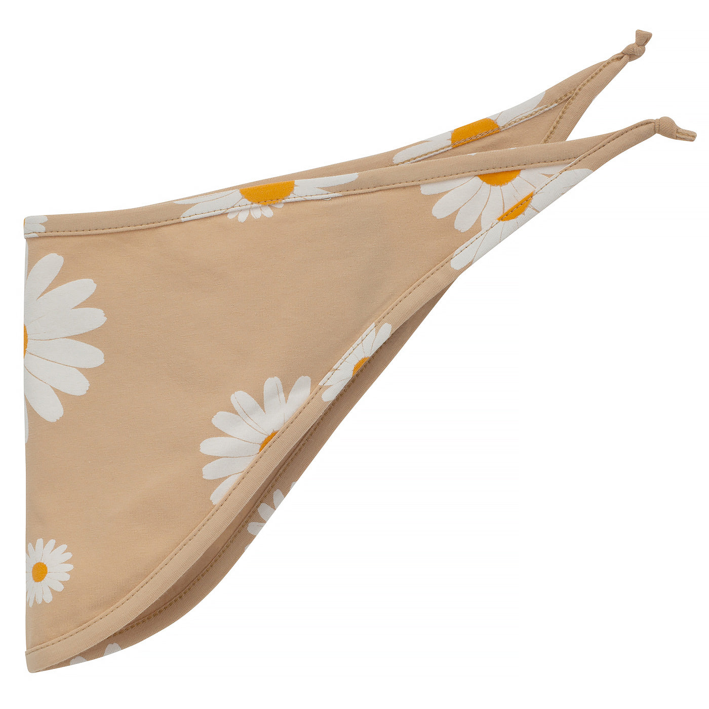 Chustka pod szyję beżowa w stokrotki DAISY