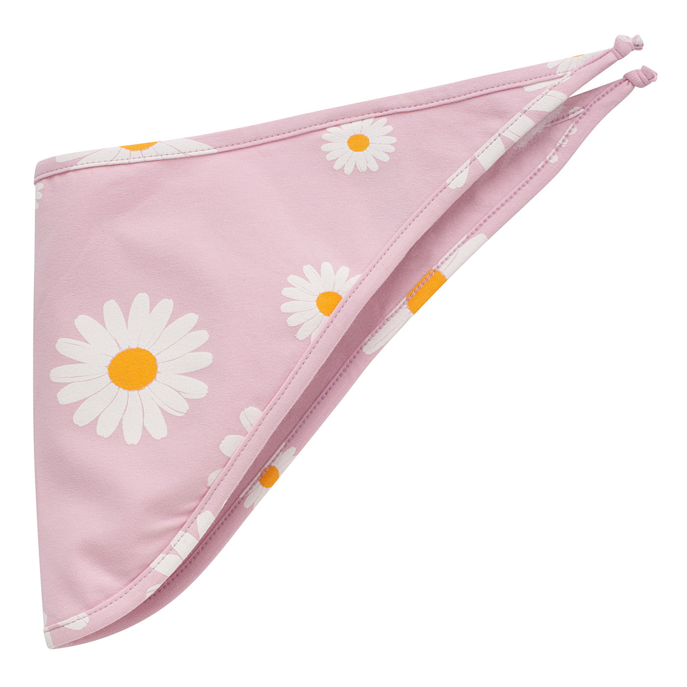 Chustka pod szyję różowa w stokrotki DAISY
