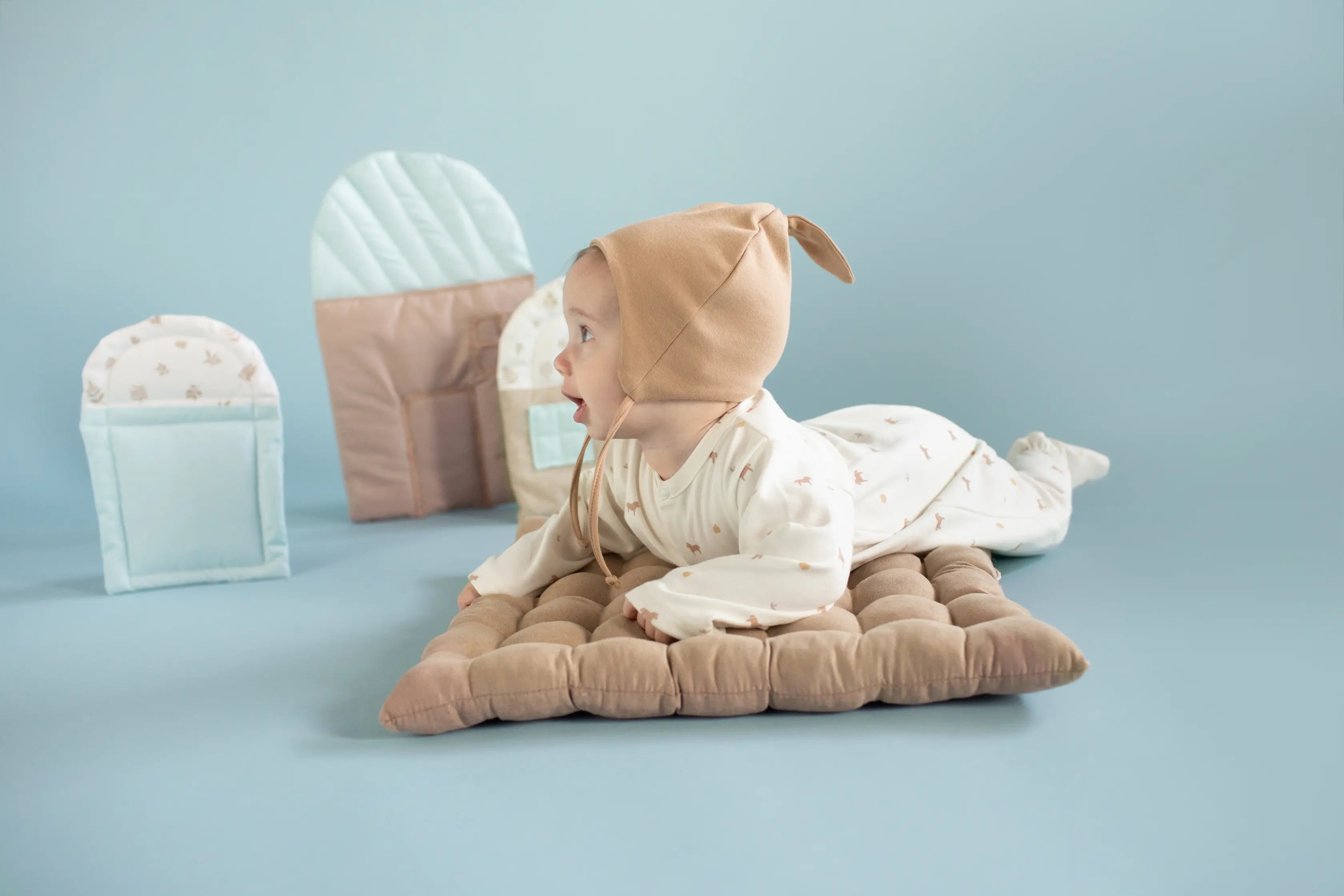 Czapka Wiązana Brązowa Wooden Pony
