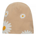 Czapka beżowa w stokrotki DAISY