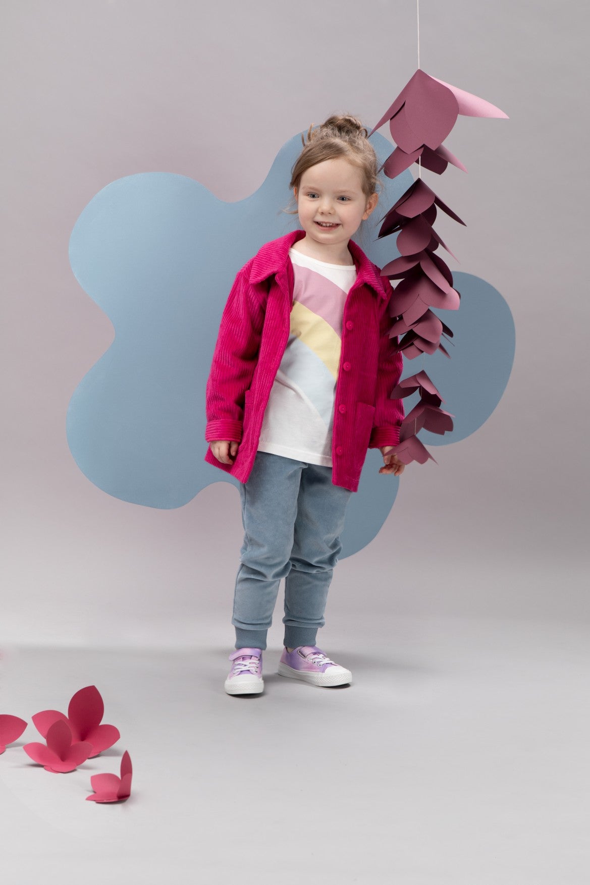 Kurtka Przejściowa Różowa Romantic