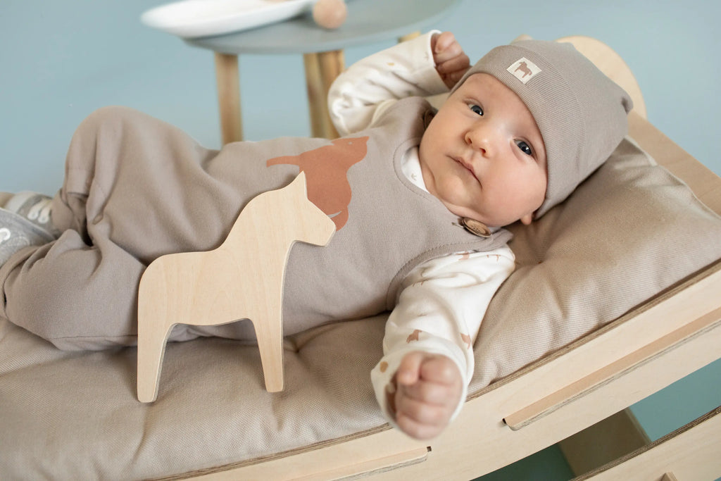 Ogrodniczki Dziecięce Beżowe Wooden Pony