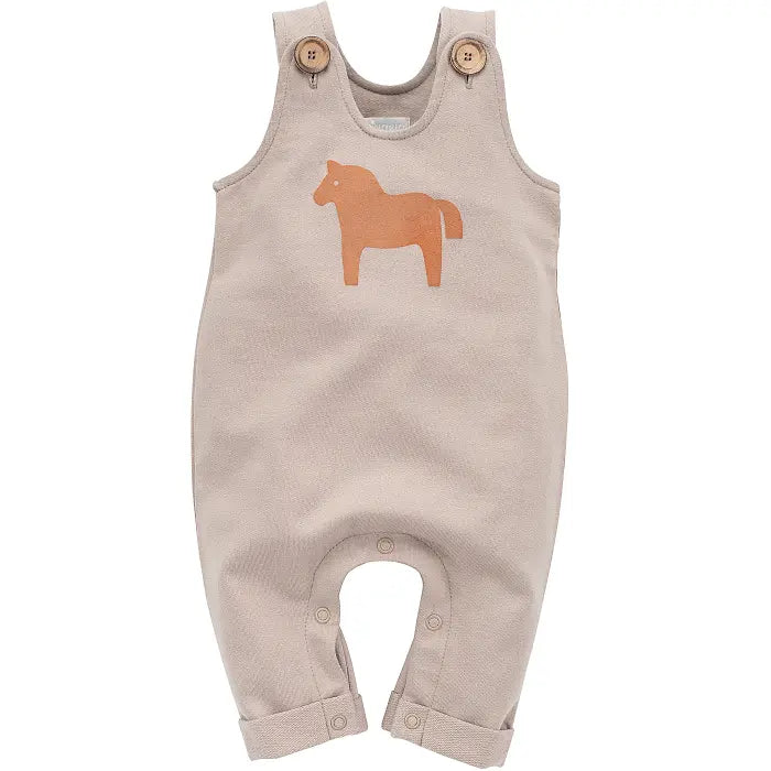 Ogrodniczki Dziecięce Beżowe Wooden Pony