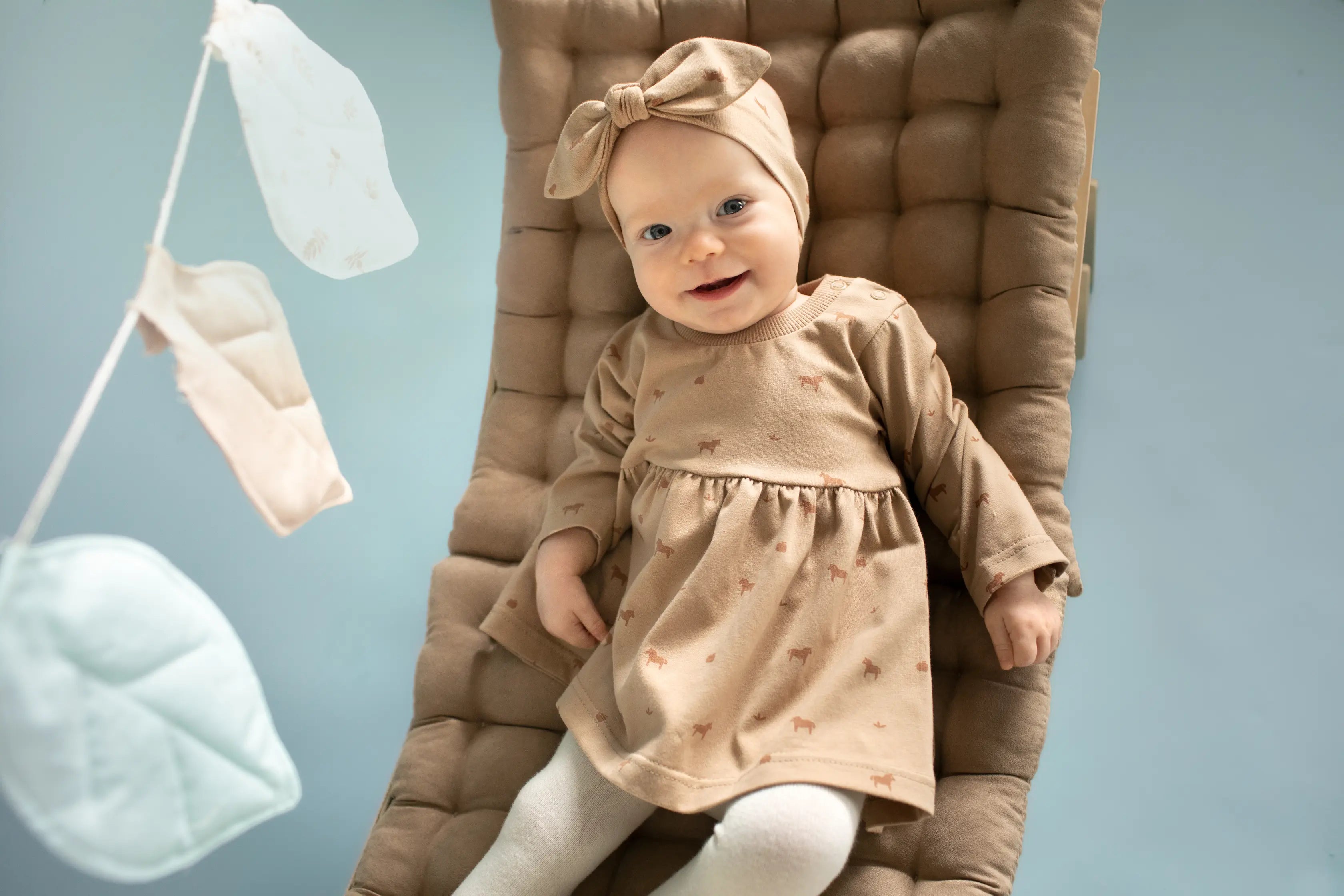 Opaska Wiązana Dziewczęca Brązowa Wooden Pony