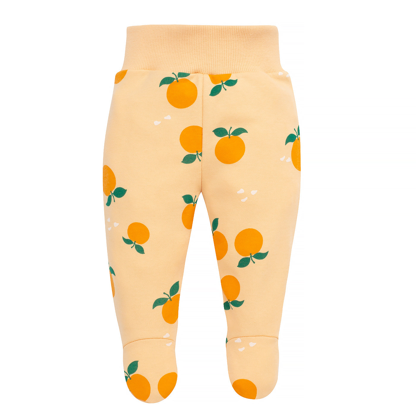 Półśpiochy niemowlęce zółte w pomarańcze FRUIT&SUN