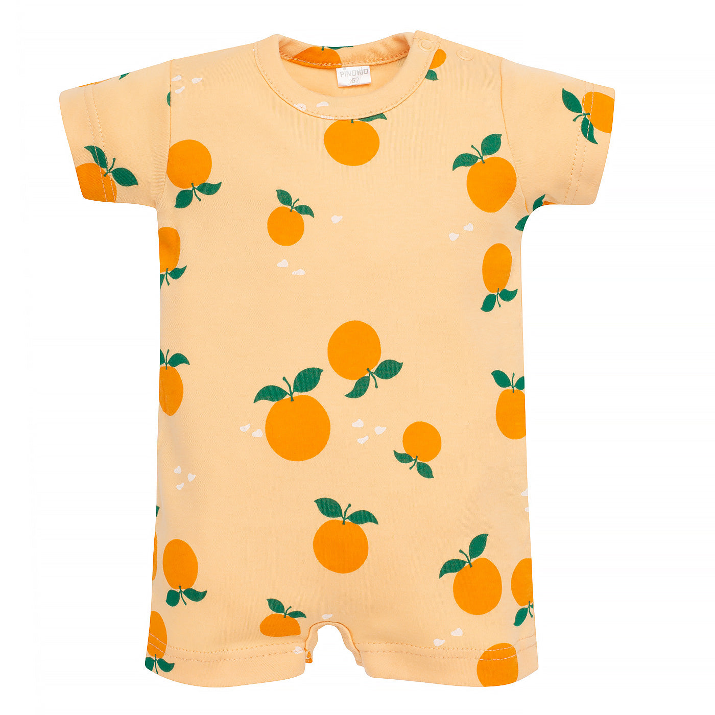 Rampers żółty w pomarańcze FRUIT&SUN