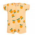 Rampers rozpinany żółty w pomarańcze FRUIT&SUN