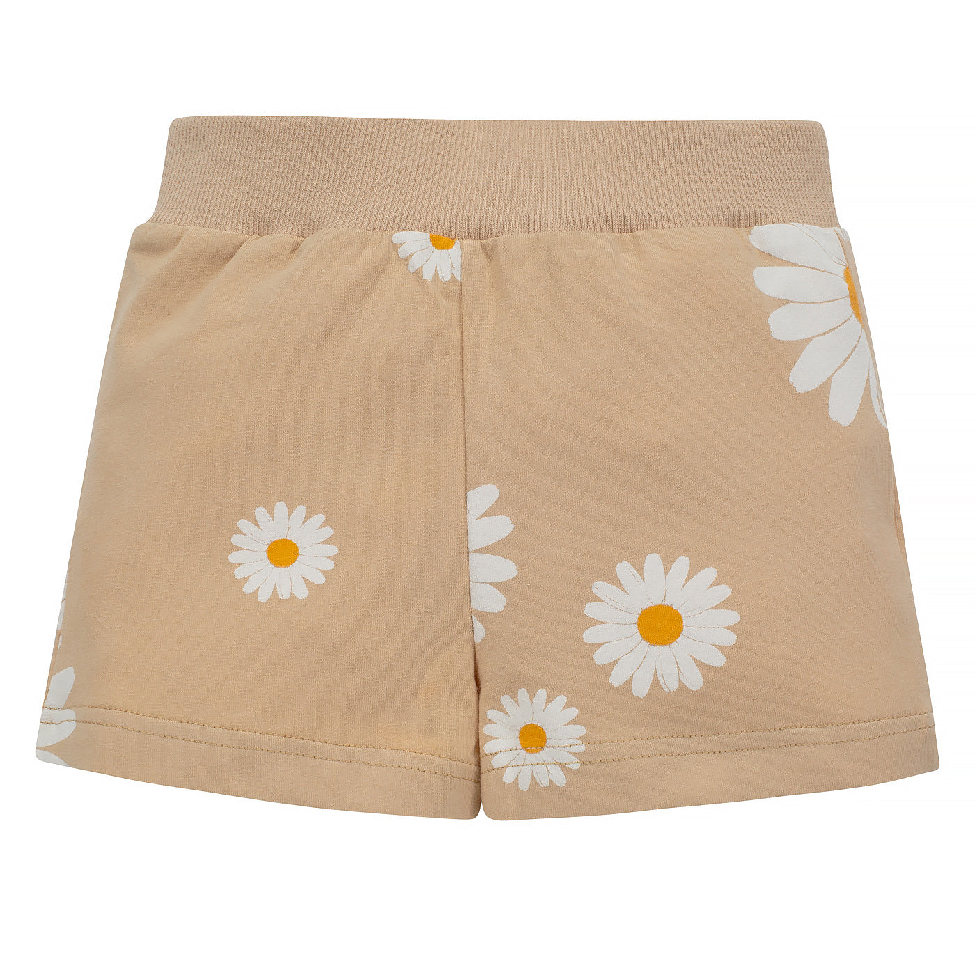 Spodenki krótkie beżowe w stokrotki DAISY