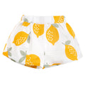 Spodenki krótkie białe w cytryny Lemons