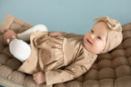 Sukienka Dziewczęca Brązowa Wooden Pony