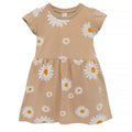 Sukienka beżowa w stokrotki DAISY