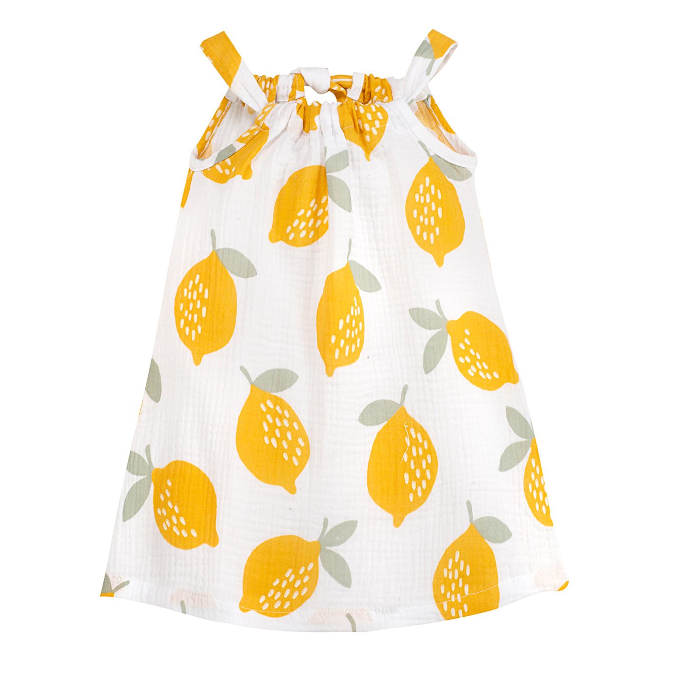 Sukienka biała w cytryny Lemons