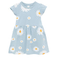 Sukienka niebieska w stokrotki DAISY