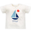 T-Shirt Écru Z Żaglówką Sailor