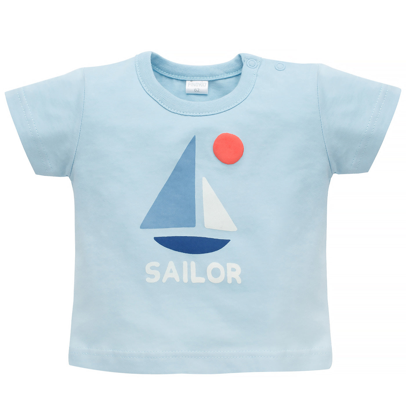 T-Shirt Niebieski Z Żaglówką Sailor