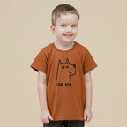 T-shirt brązowy OLIVIER