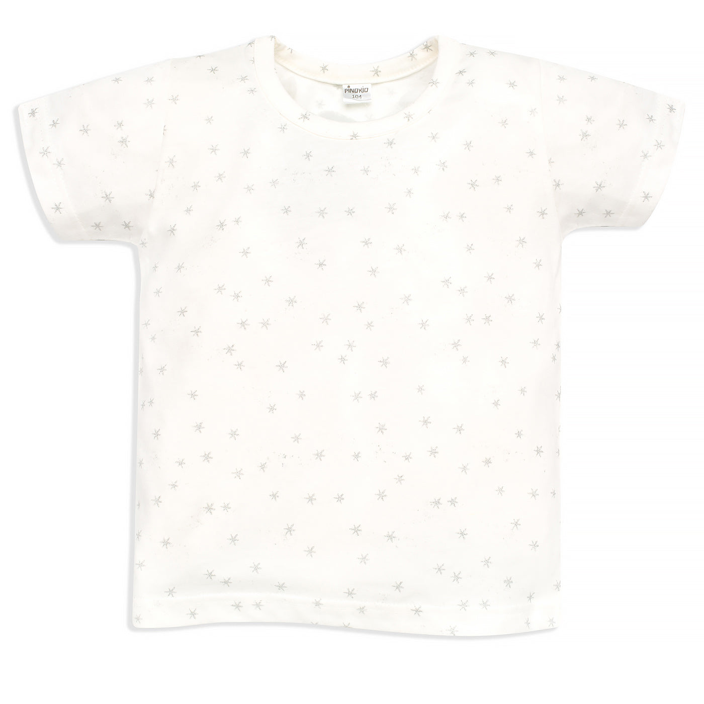 T-shirt écru w gwiazdki SUMMER