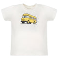 T-shirt écru z autobusem FUN TIME