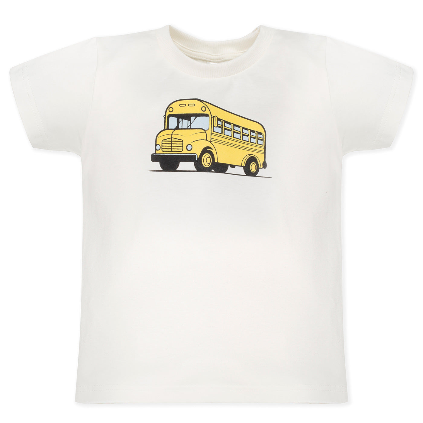 T-shirt écru z autobusem FUN TIME