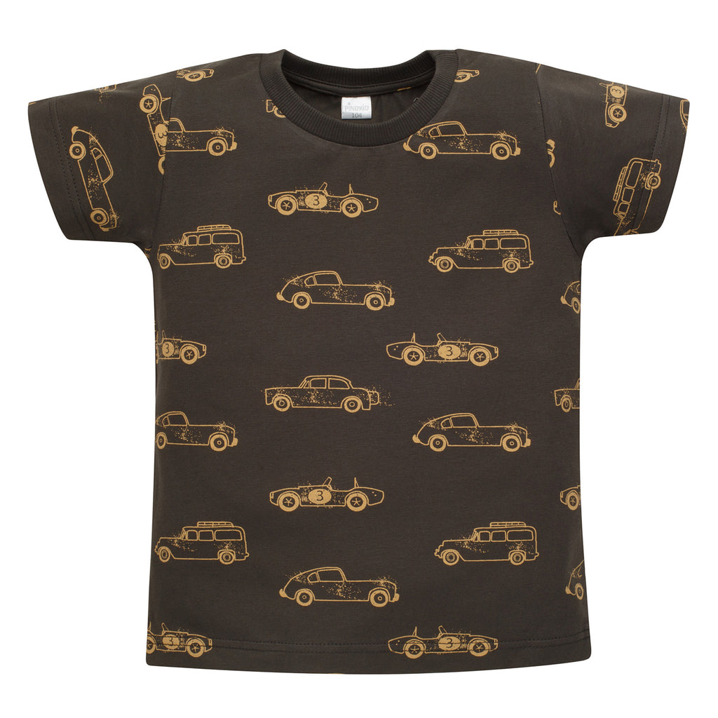 T-shirt grafitowy w autka OLD CARS