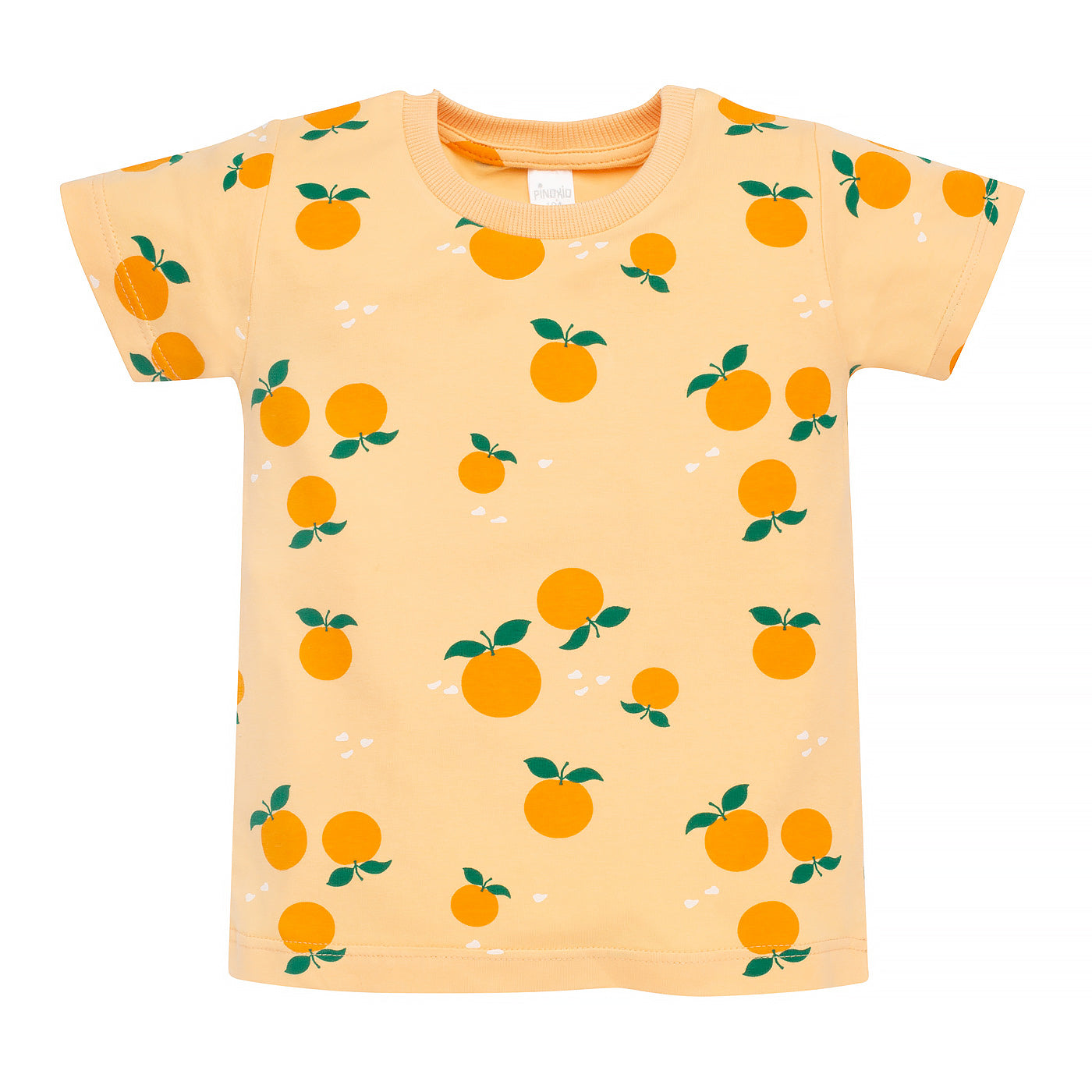 T-shirt żółty w pomarańcze FRUIT&SUN