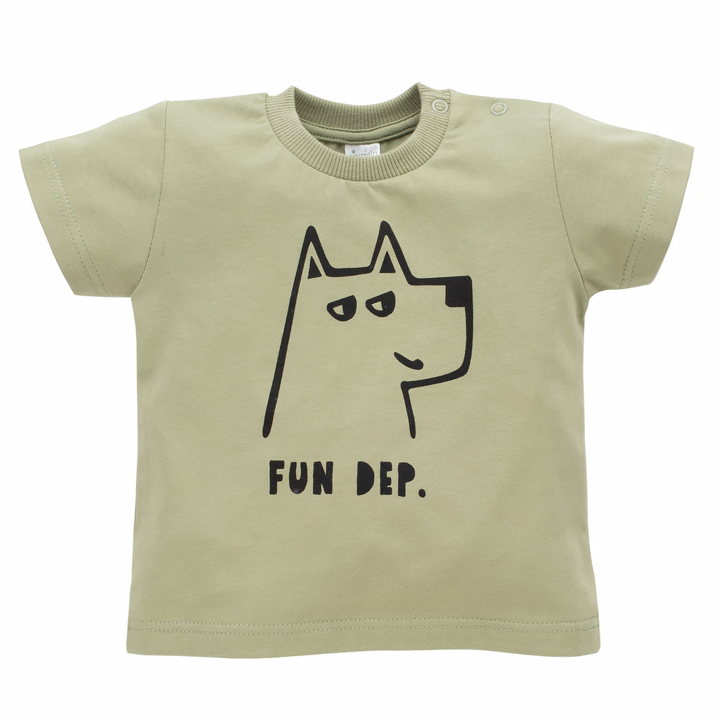 Tshirt Oliwkowy Olivier